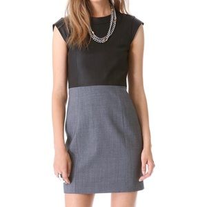 Theory Orinthia C Dress in Charcoal